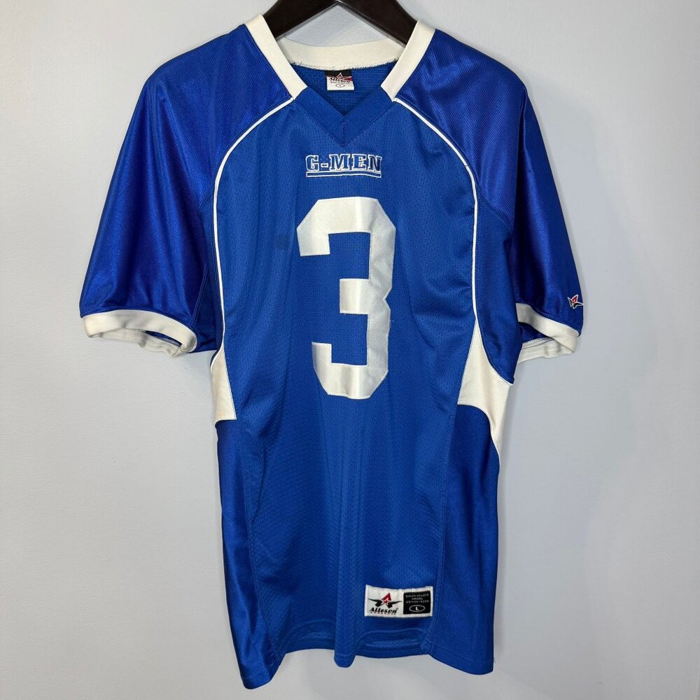 Vintage Alleson Athletic Football Jersey # 3 Blue Men’s L